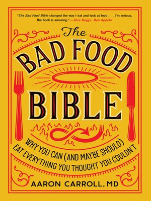 cover image of The Bad Food Bible